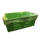 Biobag Crate Liner Green Tint Compostable 102 x 66cm Roll 100
