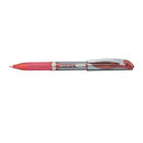 Pentel Energel Deluxe Rollerball Pen Capped Gel Ink Medium BL60 1.0mm Red