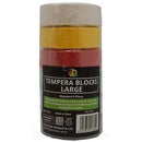 5 Star Tempera Paint Blocks Large Assorted Colours Pack 6