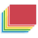 Create&Innovate Colour Paper Card 220gsm A1 10 Colours Pack 100