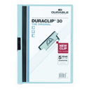 Durable Duraclip Report Cover Slide Clip Blue