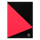 Marbig Notebook Indexed A5 200 Pages Red & Black