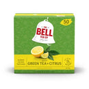 Bell Tea Bags Tagless Zesty Green Citrus Box 50