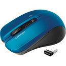 Promate Ergonomic Wireless Mouse With Ambidextrous Design Blue