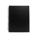 NXP Spiral Notebook Hard Cover Ruled Perforated A5 200 Pages Black
