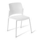Spring Chair 4 Leg Base White