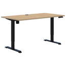Pryme Standard Electric Desk 1800x800 Oak / Black