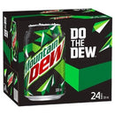 Mountain Dew Soft Drink Cans 24 x 330ml