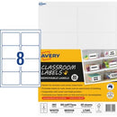 Avery Labels Classroom Removable Laser Inkjet 983002 / L7165 99.1 x 67.7mm 8 Per Sheet Pack 160