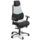 Control 24/7 Heavy Duty Task Chair Synchro High Back Black | Grey