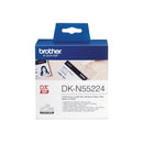 Brother Labelling Tape Continuous Non Adhesive QL DK-N55224 54mm x 30.48m Black On White