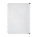 Marbig Binder Document Wallet Zip A4 Clear
