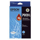 Epson DURABrite Ultra Inkjet Ink Cartridge 702XL High Yield Cyan