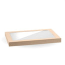 Biopak Bioboard Catering Tray Pla Window Lid Medium Carton Of 100