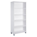 Cubit Bookcase 900Wx1800H White