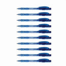Stabilo 308 Ballpoint Pen Retractable Fine 0.4mm Blue Box 10