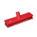Vikan Red Deck Hard Scrub Waterfed Brush Head 270mm