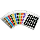 Filecorp ColourFind Lateral File Labels Colour Flash 19 x 42mm Yellow Sheet 48