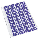 Codafile Lateral File Labels Number 9 25mm Sheet 40