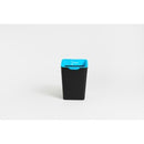 Method Blue Glass Open Lid Recycling Bin 20 Litre