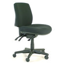 Roma Task Chair 3 Lever Mid Back Black No Arms