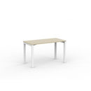 Cubit Desk 1200wx600d Nordic Maple Top / White Frame