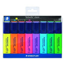 Staedtler Textsurfer Classic Highlighter Chisel Tip Assorted Colours Pack 8