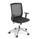Media Mesh Boardroom with Arms Alloy Base