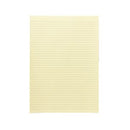 Okin Topless Writing Pad Ruled A4 50 Leaf 70gsm Yellow