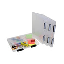 Marbig Carry Case With Clip Labels A4 Clear