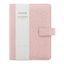 Filofax Confetti Undated Diary Week To View Organiser Personal Rose Quartz