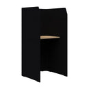 Sonic Focus Standup Pod Acoustic 1800H x 900L x 850D Black / Classic Oak