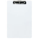 FM Clipboard Transparent Plastic Foolscap Clear