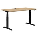 Pryme Premium Electric Desk 1800x800 Oak / Black