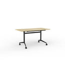Team Flip Table 1400W x 700D Atlantic Oak / Black