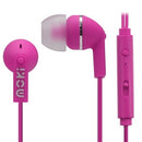 Moki Noise Isolation Earbuds With Microphone & Control Pink
