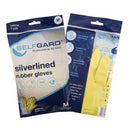 Lynn River / Selfgard Silverlined Rubber Gloves Yellow Size S Pack 12