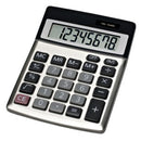 Jastek Calculator Desktop 03087500 Compact 8 Digit Dual Power