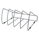 Okin File Rack Triangular 4 Slots Silver