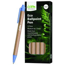 Icon Ballpoint Pen Eco Retractable Medium 1.0mm Blue Pack 12