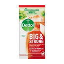 Dettol Big & Strong Multipurpose Disinfectant Cleaning Wipes Lemon Lime Burst Pack 25