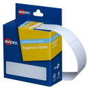 Avery Rectangle Labels Dispenser Hand Writable 937218 64 x 19mm White Pack 280