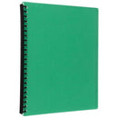 Icon Display Book Refillable A4 20 Pocket Green