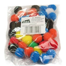 DAS Pom Poms Small Assorted Colours Pack 50