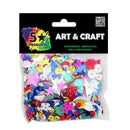 5 Star Spangle Sequins Assorted Shapes And Sizes 25g