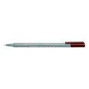 Staedtler Triplus Fineliner Pen Super Fine 0.3mm Brown
