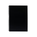 NXP Spiral Notebook Hard Cover Ruled A4 200 Pages Black