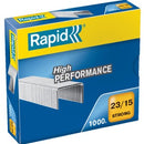 Rapid Staples No. 23/15 110 Sheet Box 1000