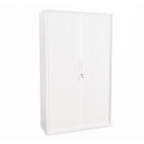 Proceed Storage Steel Tambour 5 Adjustable Shelves 900Wx1980Hmm White