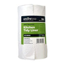 Enviroloop Rubbish Bag 100% Recycled 36L 590 x 760mm 20mu White Roll 30